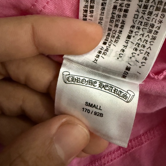 Chrome Hearts Pink Short Sleeve Tee - Picture 4 of 4
